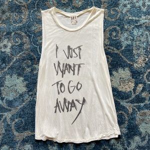 Haute Hippie - I Just Want to Go Away Muscle Tank